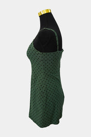 MINKPINK Green Spotty Mini Dress
