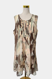 Blue Illusion Multicolor Dress