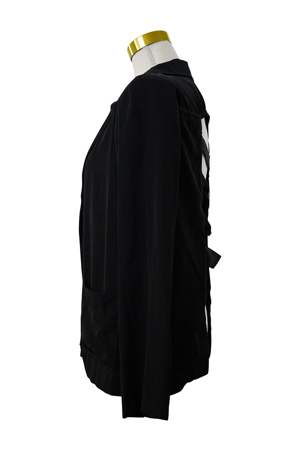 LUSH Black Cut Out Light Jacket