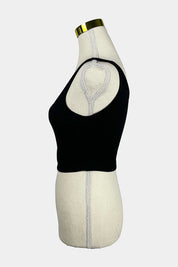 UNIQLO Black Crop Singlet