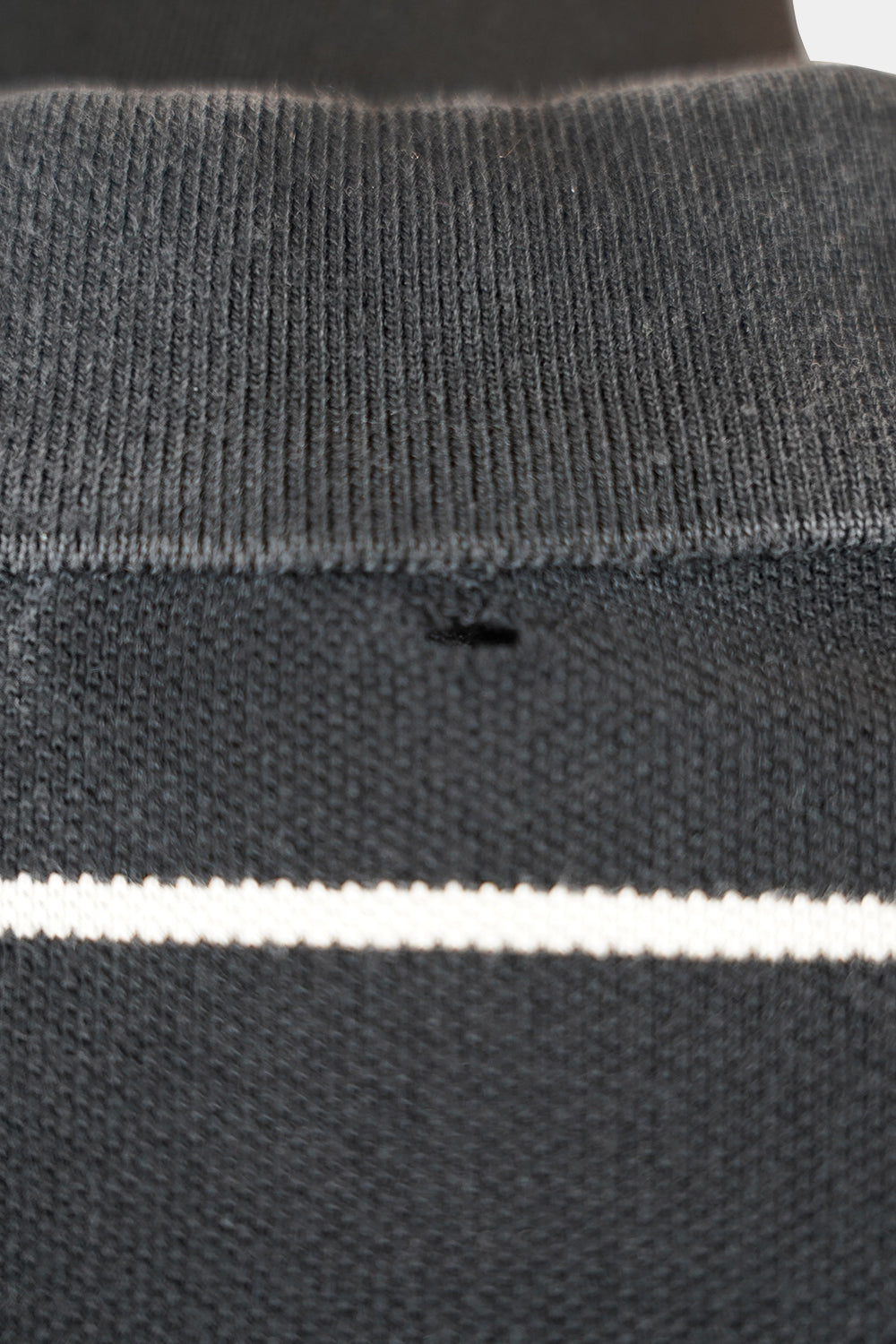 Ralph Lauren Black, White Striped Polo
