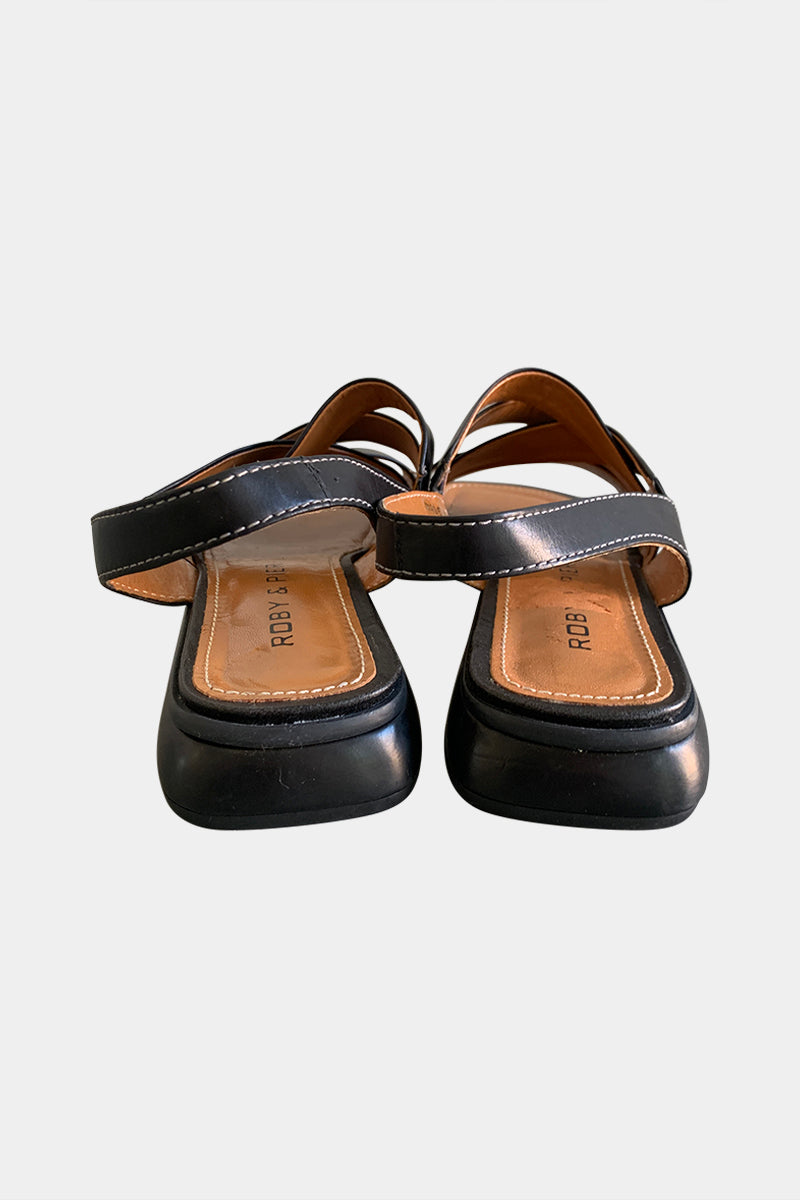 Roby & Pier Black Sandals