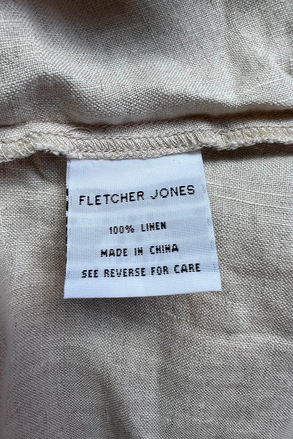 Fletcher Jones Beige Top