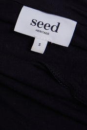SEED Black Mock Neck Tank Top