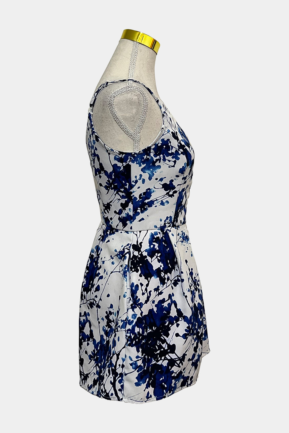 TEMT  White and Blue Romper
