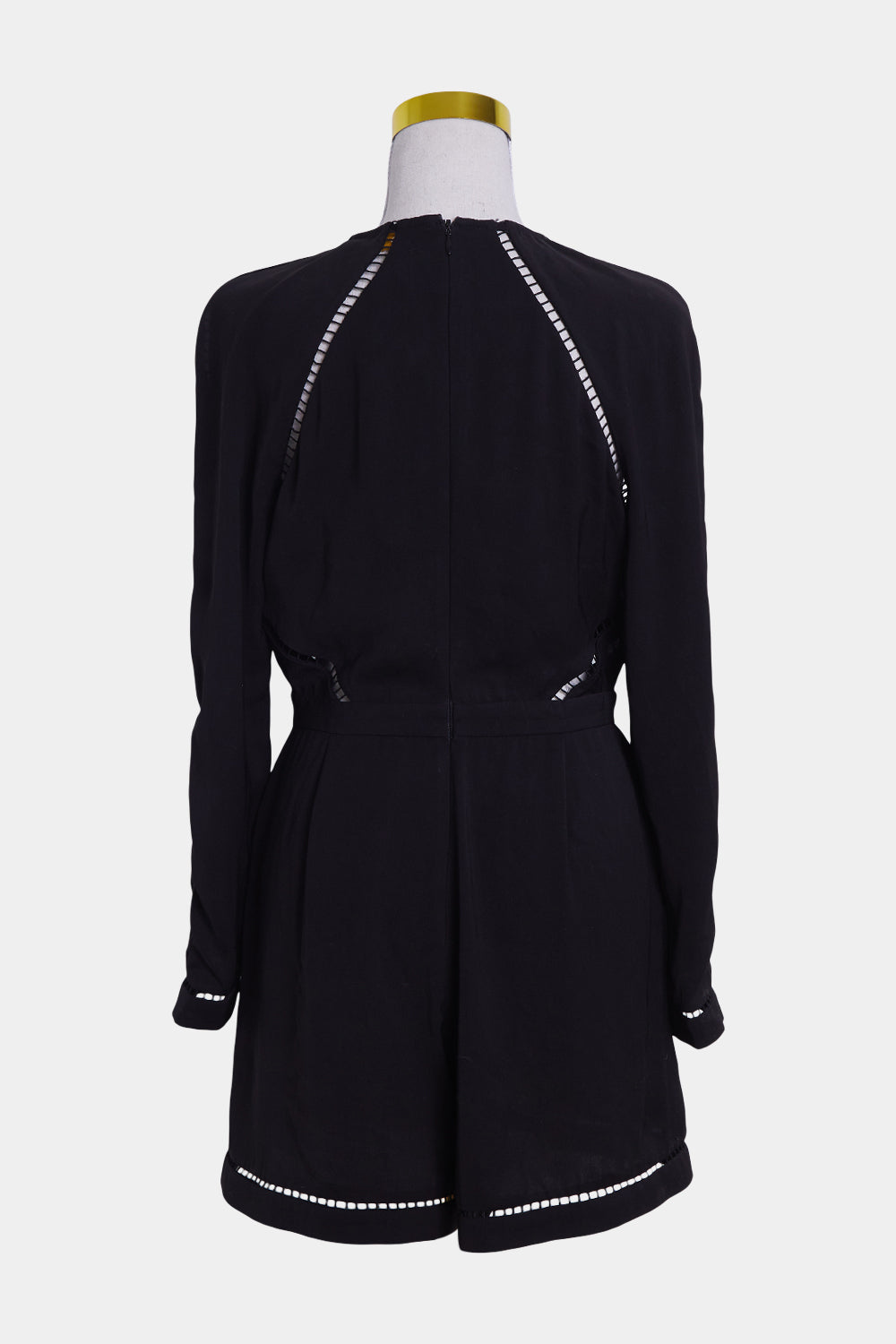 ZIMMEMANN Black Lace Detail Playsuit