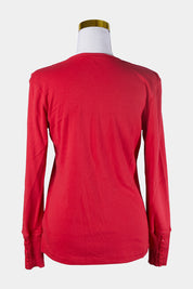 SUSSAN Red Long Sleeve Top