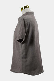 IQ Grey Button Up Vintage T-Shirt