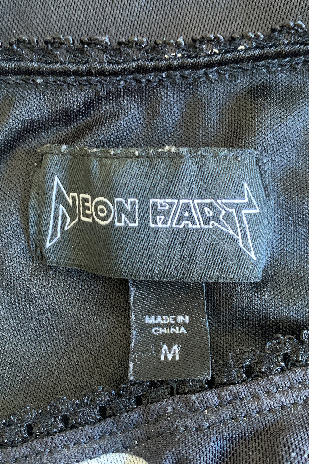 Neon Hart Black Skirt
