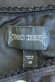Neon Hart Black Skirt