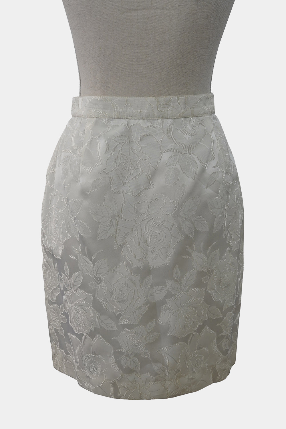 JSK White Floral Skirt