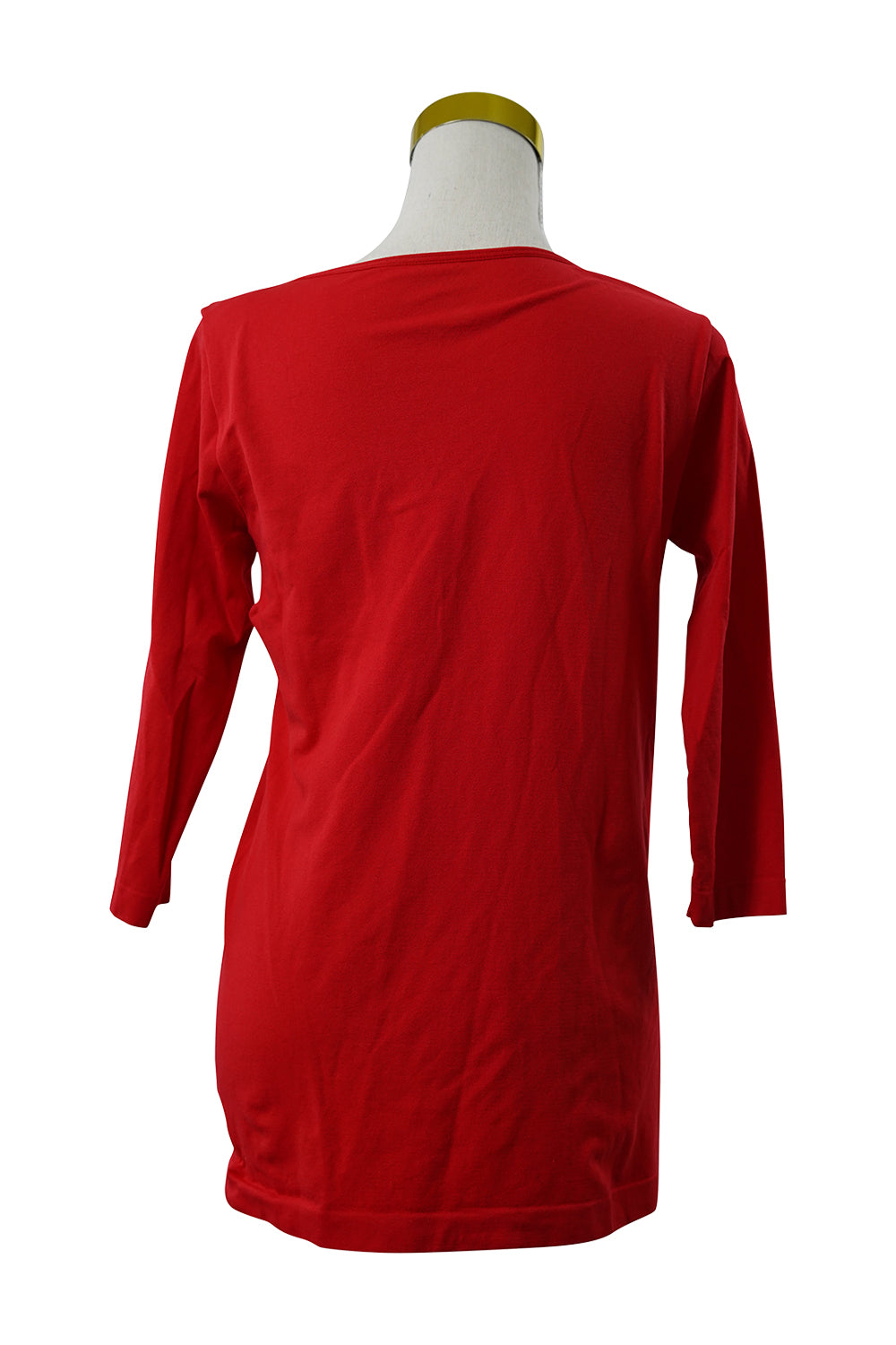 TEABERRY Red 3/4 Sleeve Top