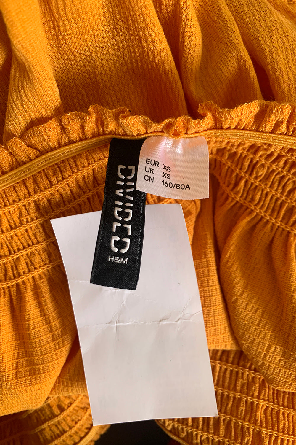 H&M Yellow Top