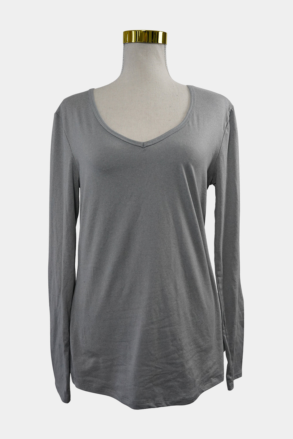 My Super Soft Tee Blue V-Neck Long Sleeve Top