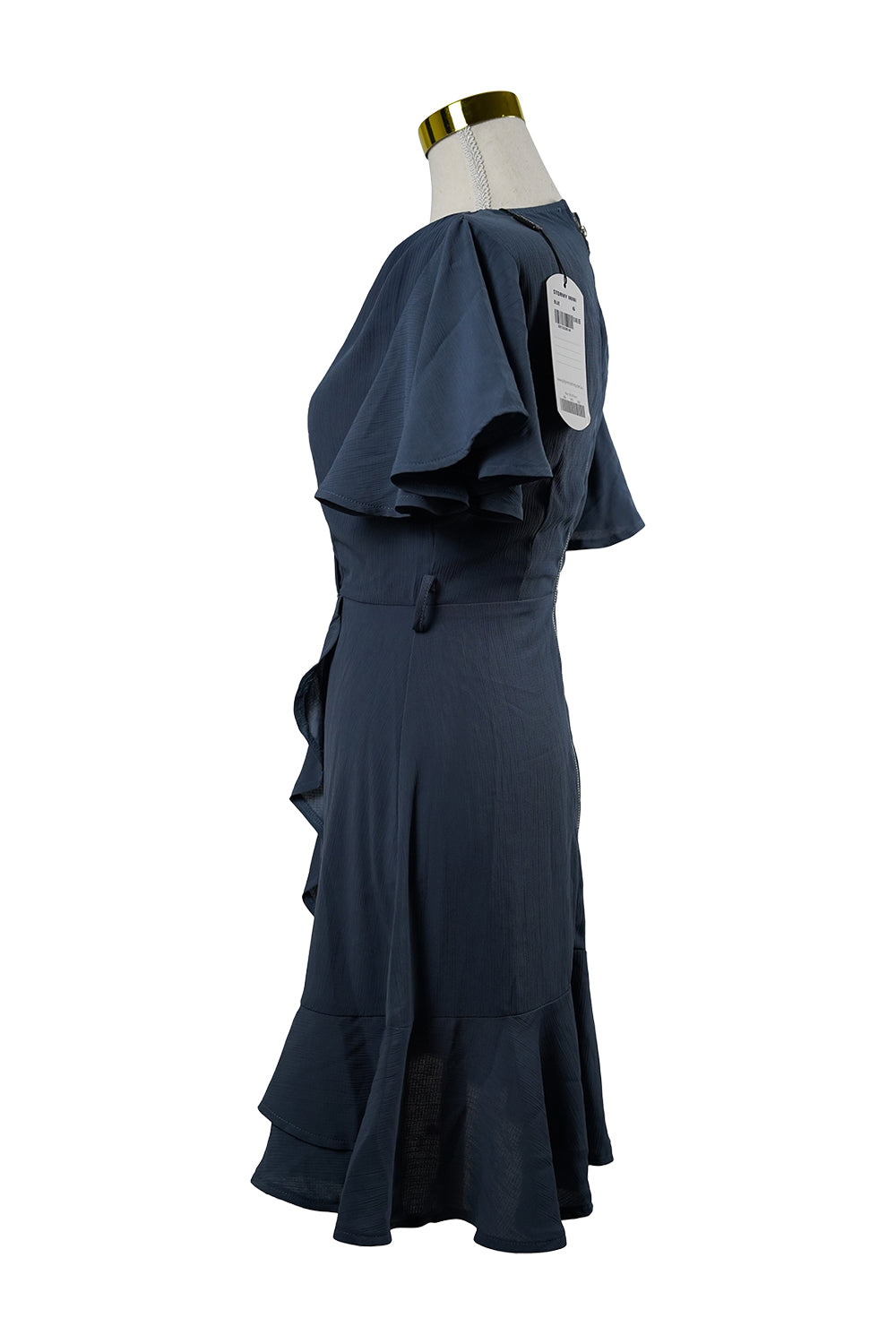PILGRIM Blue Wrap Mini Dress