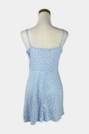 Pretty Little Thing Blue Floral Strappy Dress