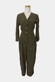 WHISTLES Black and Yellow Jumpsuits