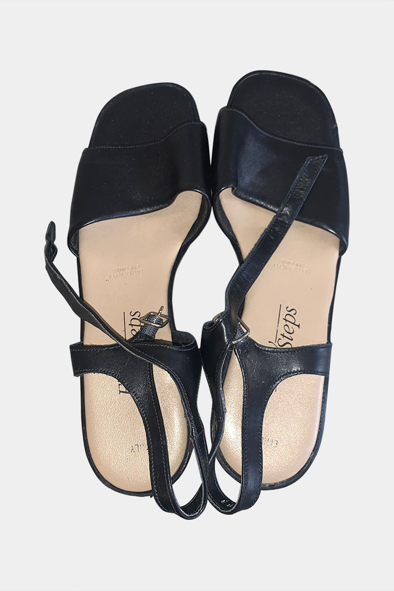 Easy Steps Black Sandals