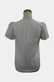 MARCS White Structured T-Shirt