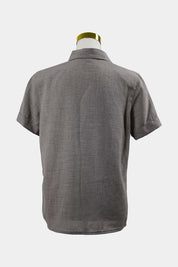 IQ Grey Button Up Vintage T-Shirt