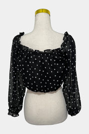 SPORTSGIRL Black and White Top