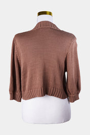 Third Millenium Brown Cardigan