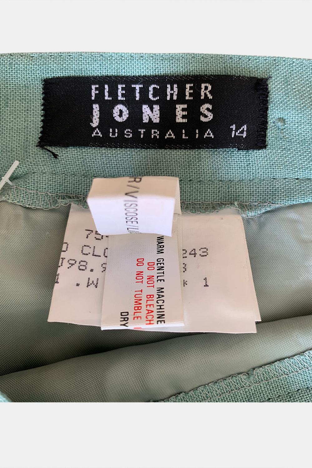 Fletcher Jones Green Skirt