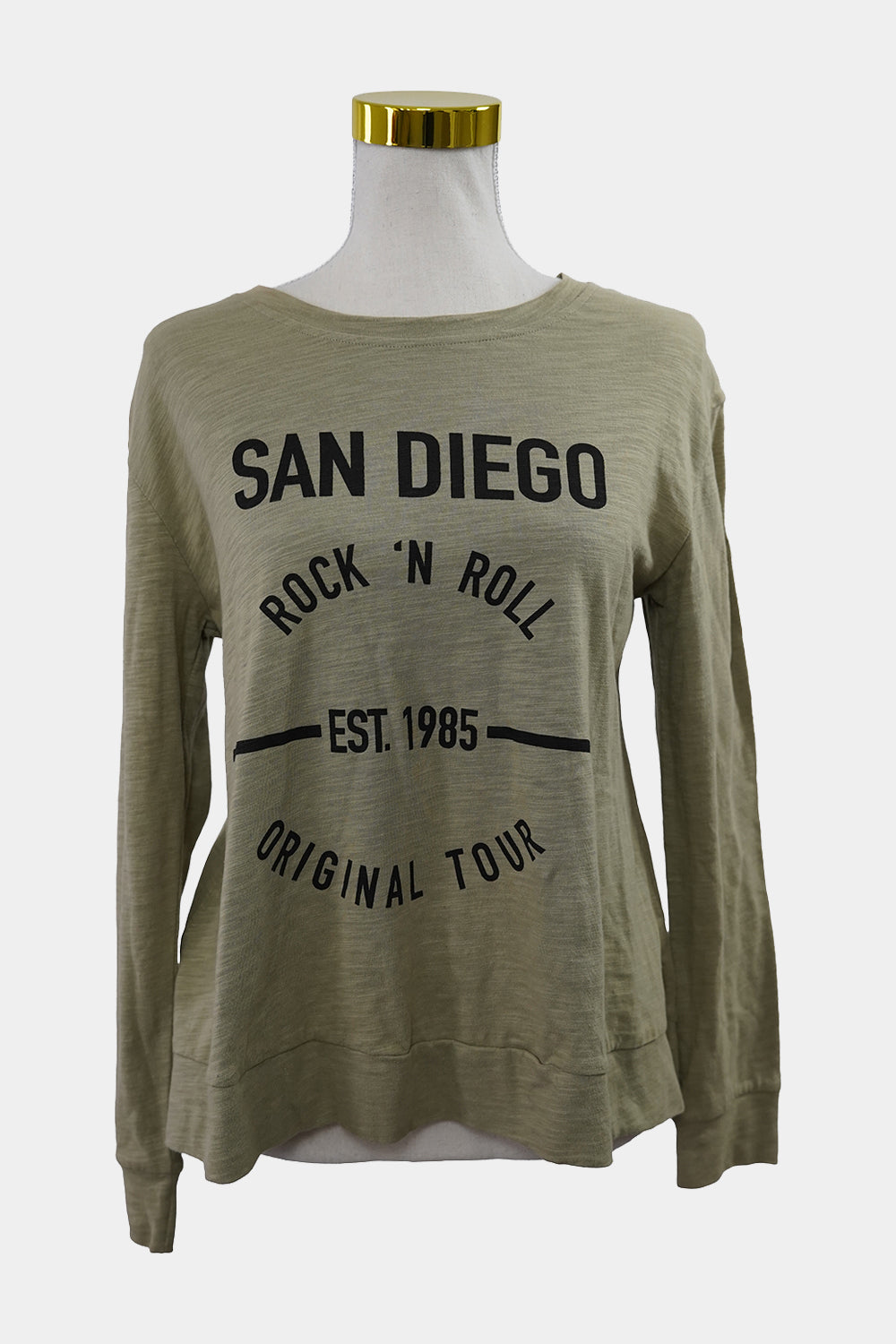 LEONI Olive San Diego Long Sleeve Top