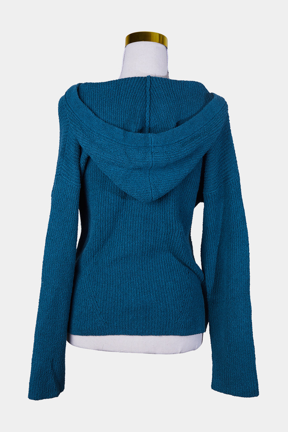 Country Road Teal Green Knit Hooded Sweater