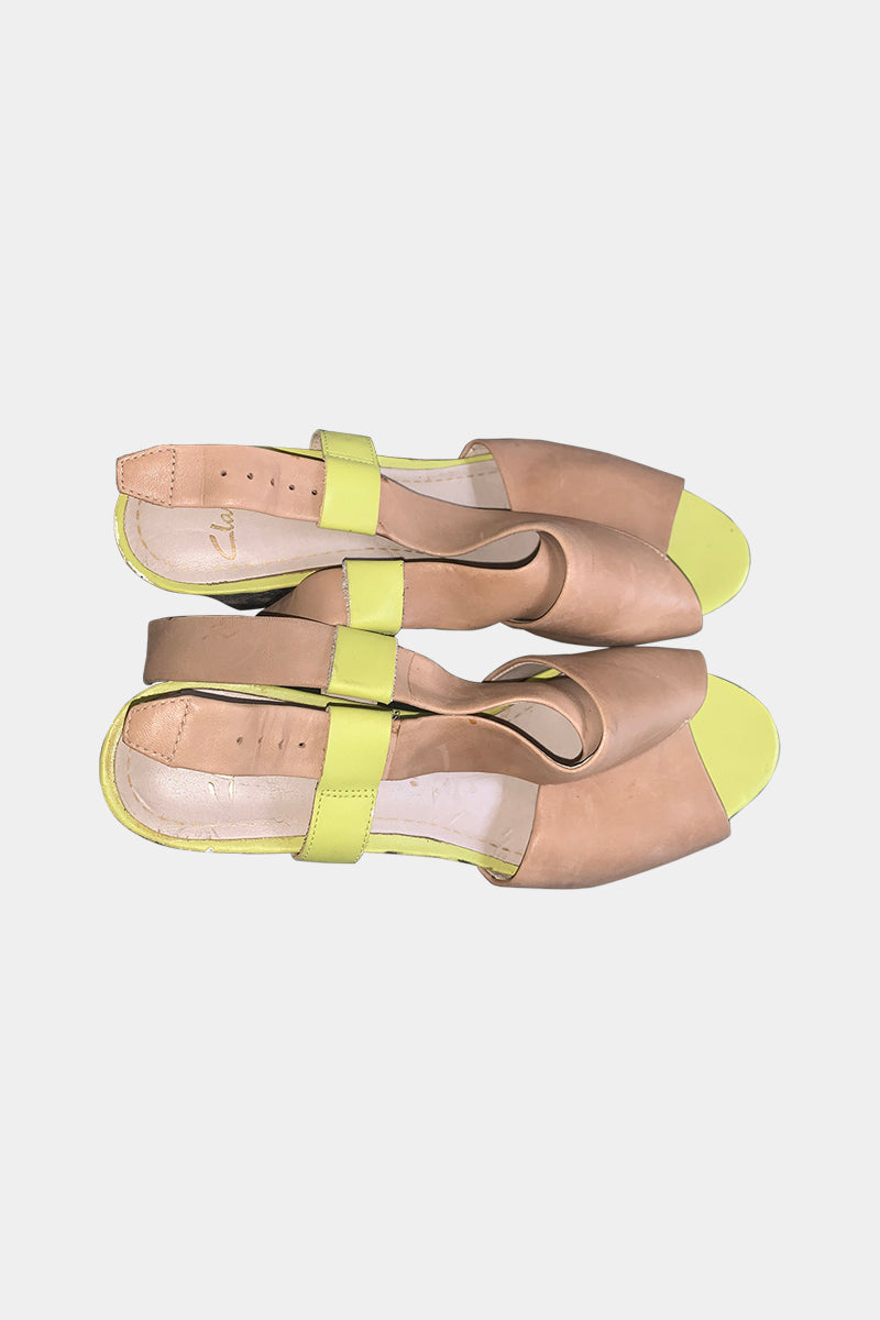 CLARKS Brown Heels