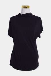 SEED Black Mock Neck Tank Top