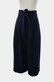 COS Navy Pleated Culottes