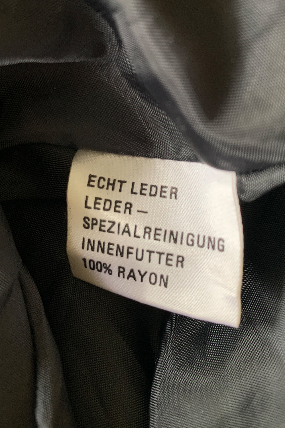 Echt Leder Black Skirt