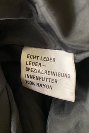Echt Leder Black Skirt