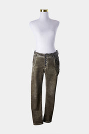 BEVY Khaki Stretch Low Rise Jeans