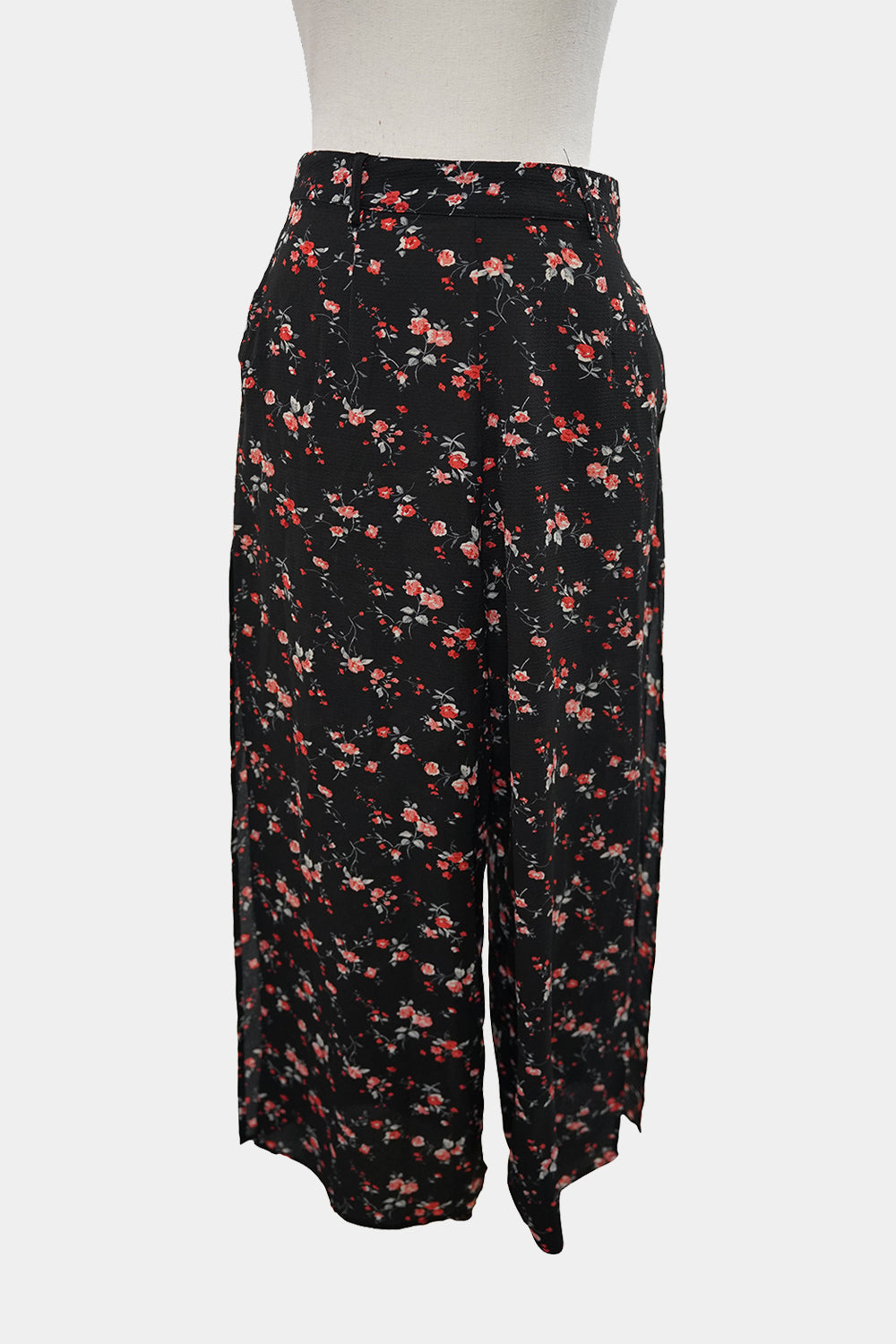 TEMT Black Floral Maxi Skirt