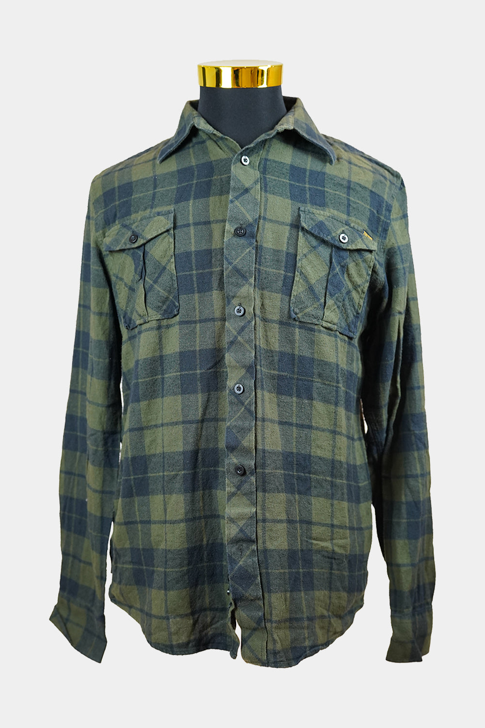 Zoo York  Green Tartan Button Up Shirt