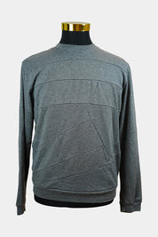 ANTIPODIUM Grey Crew Neck Jumper