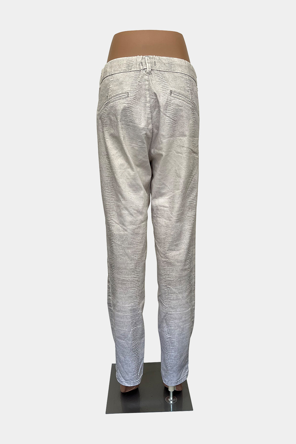 FLOG White & Grey Pants