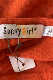 Sunny Girl Orange Dress