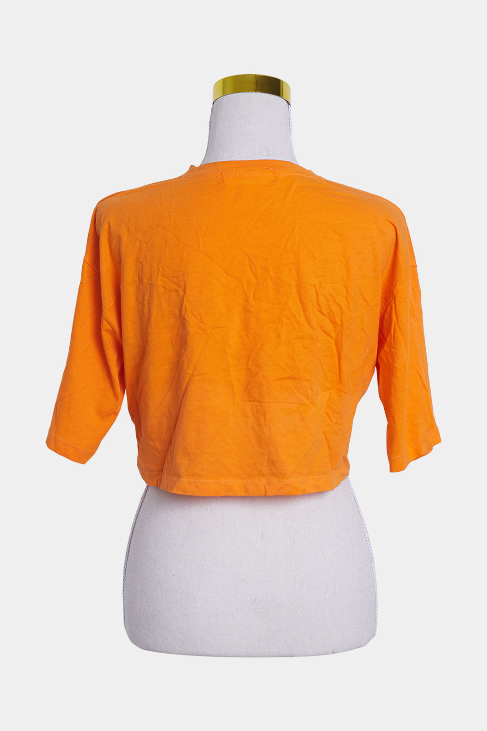 The Frankie Shop Orange Crop T Shirt