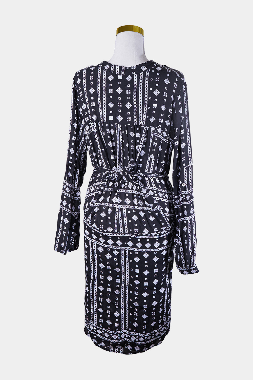 STEELE Navy Print Shirt Dress