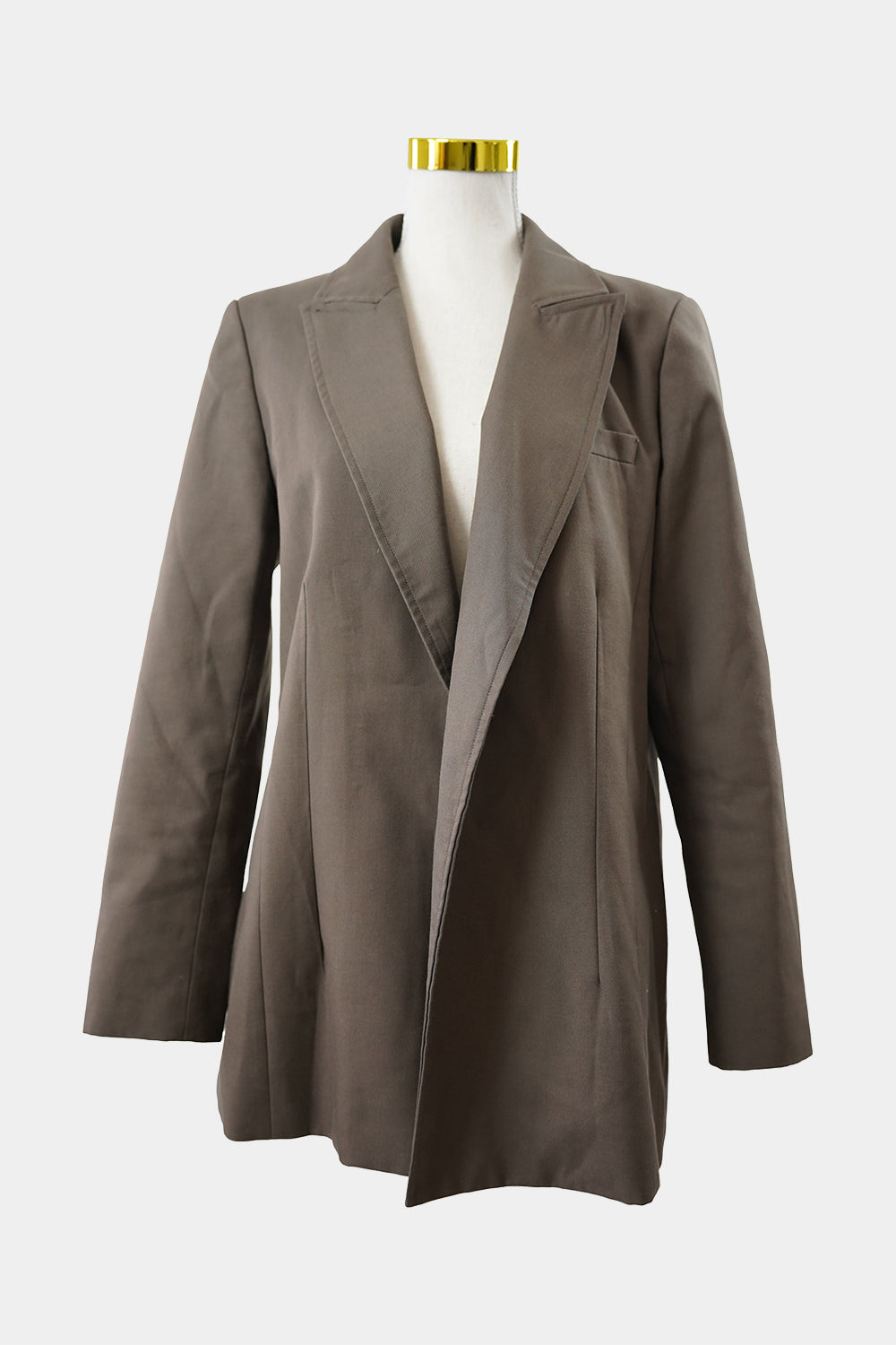 Country Road Brown Short OverCoat