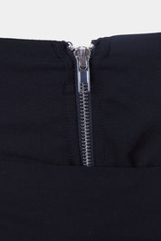 Knight Angel Black Front Tie Jumpsuit