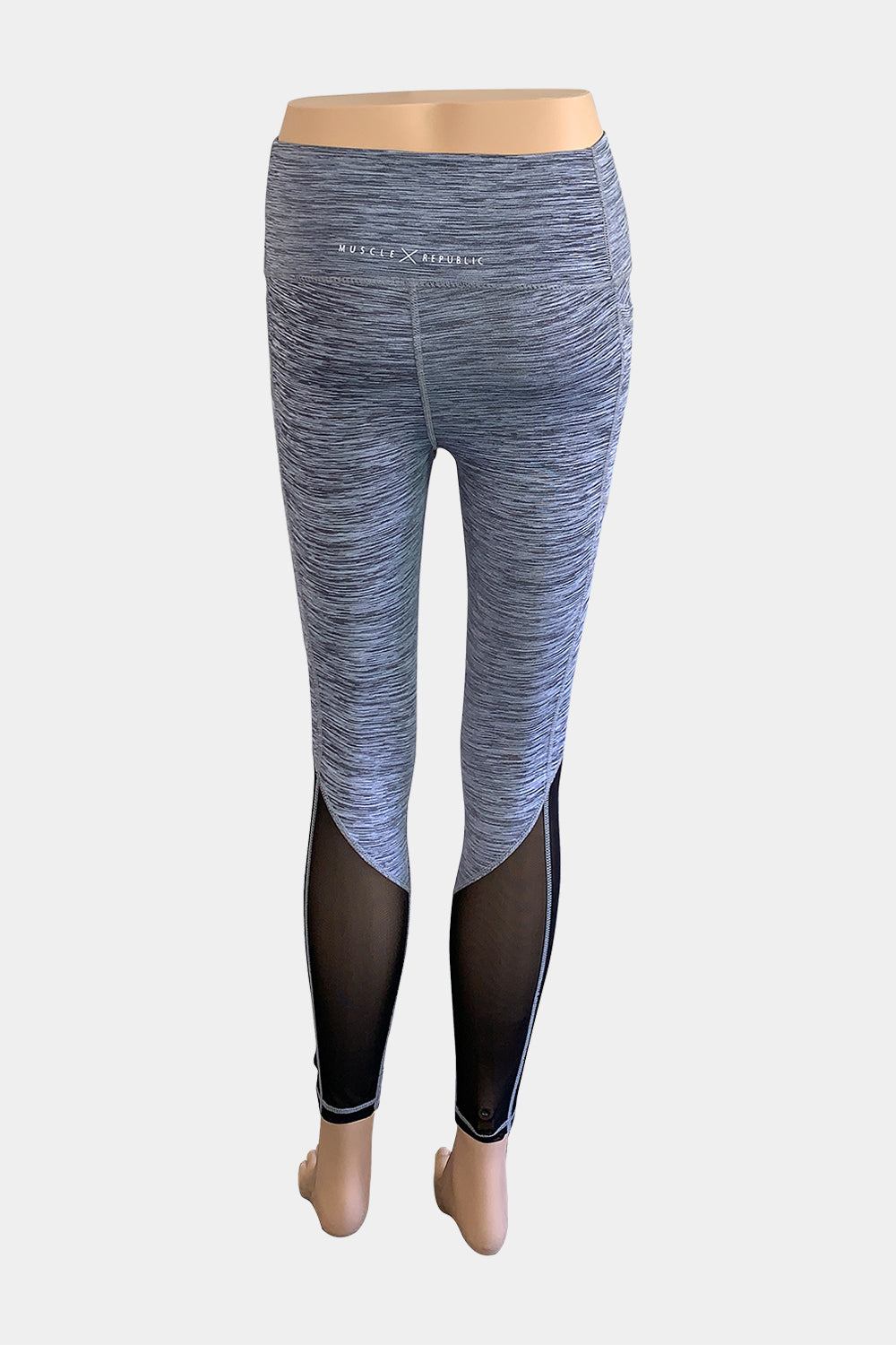 Muscle Republic Grey Gym Leggings
