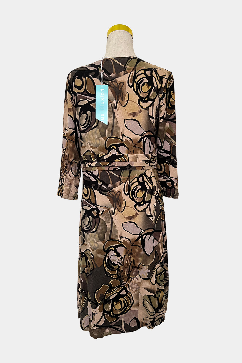 Blue Illusion Multicolor Dress