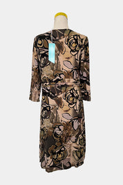 Blue Illusion Multicolor Dress