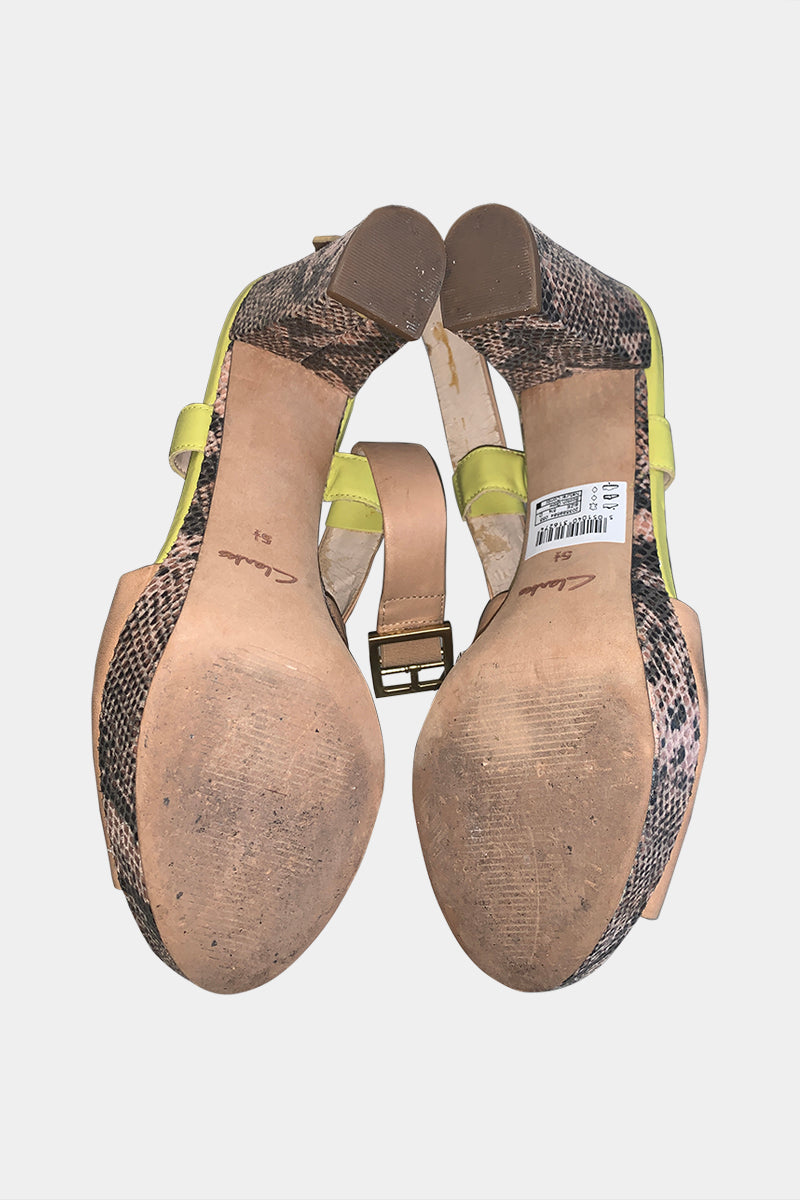 CLARKS Brown Heels
