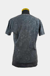 Nena & Paesadena Dark Grey Acid Wash Tee