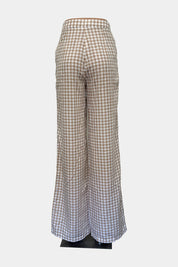 SUBTITLED White & Light Brown  Pants
